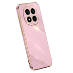 XINLI For Xiaomi Redmi Note 14 Pro 4G Case TPU Phone Cover with Electroplating Frame