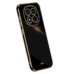 XINLI For Xiaomi Redmi Note 14 Pro 4G Case TPU Phone Cover with Electroplating Frame