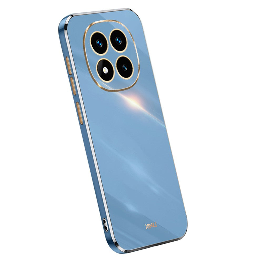 XINLI For Xiaomi Redmi Note 14 Pro 4G Case TPU Phone Cover with Electroplating Frame