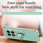 XINLI For Xiaomi Redmi Note 14 Pro 4G Case Ring Kickstand Electroplating TPU Phone Cover