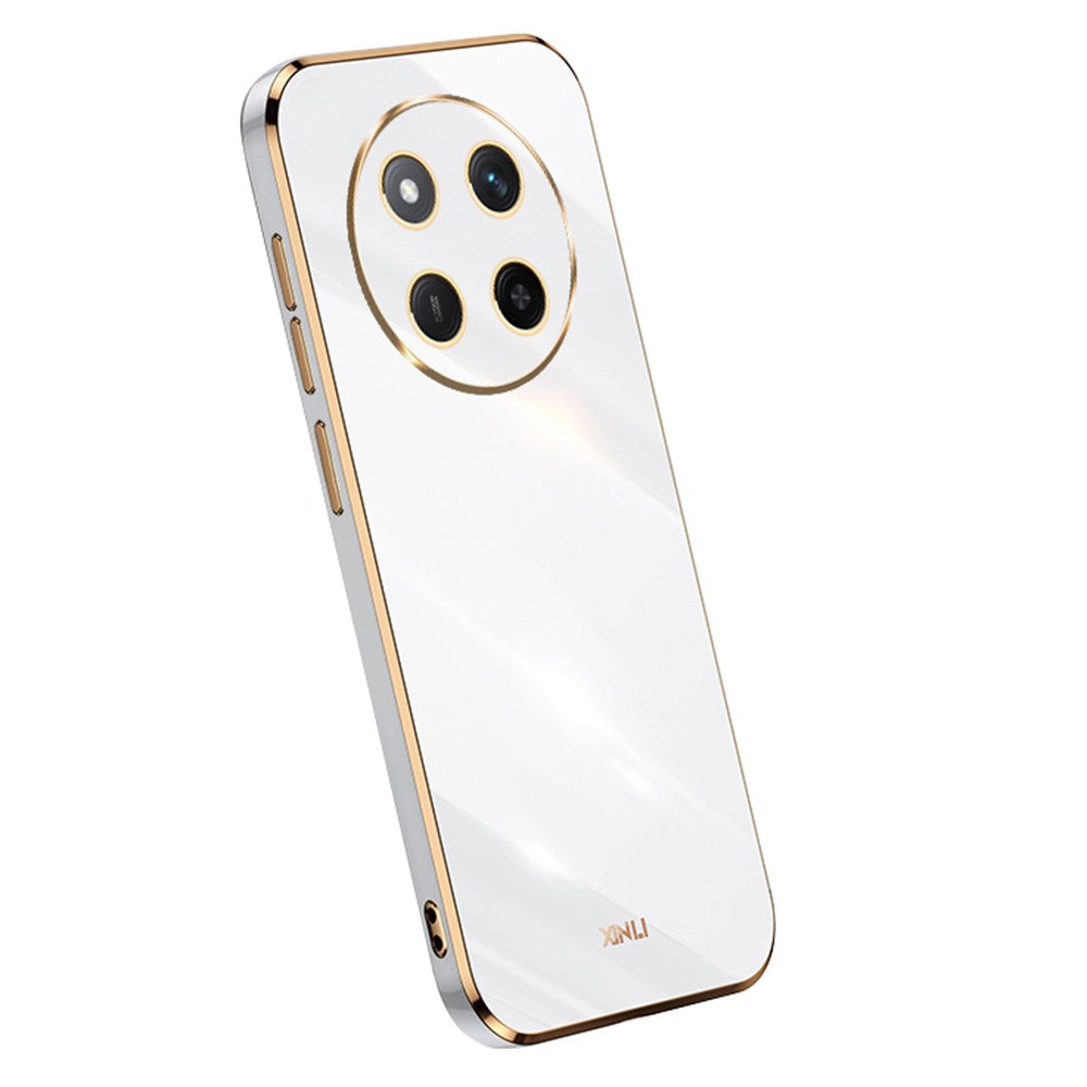 XINLI For Honor Magic7 Lite 5G / X9c 5G / X60 Pro 5G Case TPU Phone Cover with Electroplating Frame