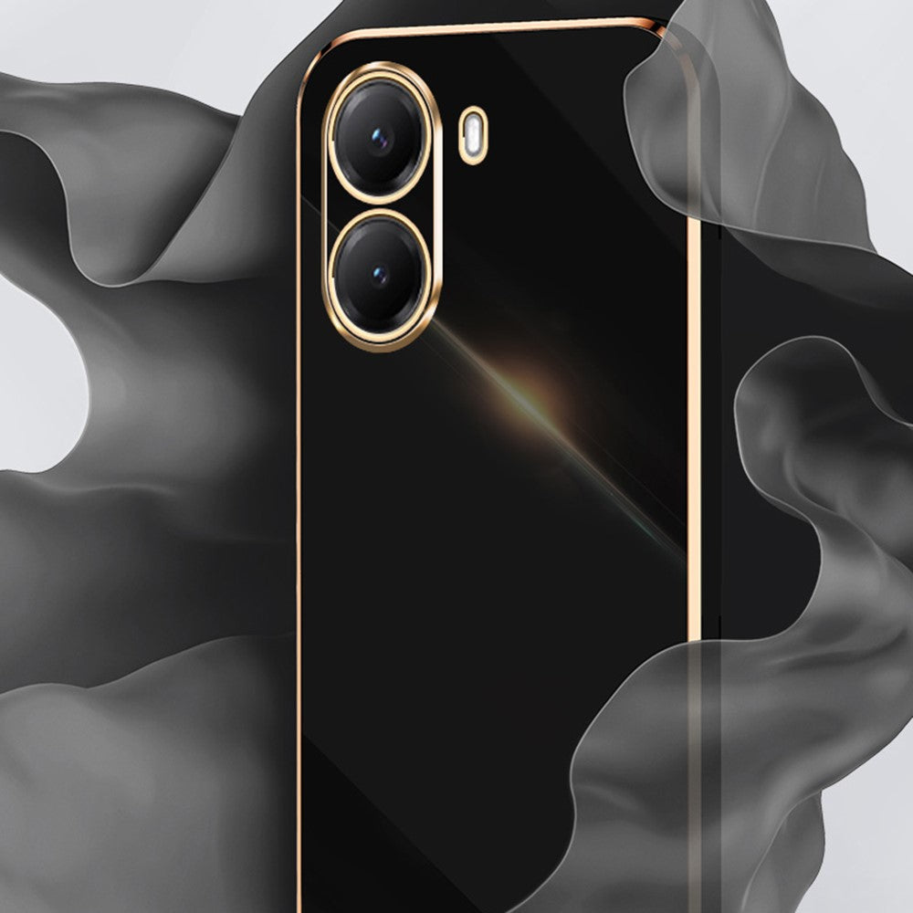 XINLI For Xiaomi Poco X7 Pro 5G Case TPU Phone Cover with Electroplating Frame