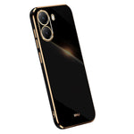 XINLI For Xiaomi Poco X7 Pro 5G Case TPU Phone Cover with Electroplating Frame