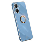 XINLI For Xiaomi Poco X7 Pro 5G Case Ring Kickstand Electroplating TPU Phone Cover