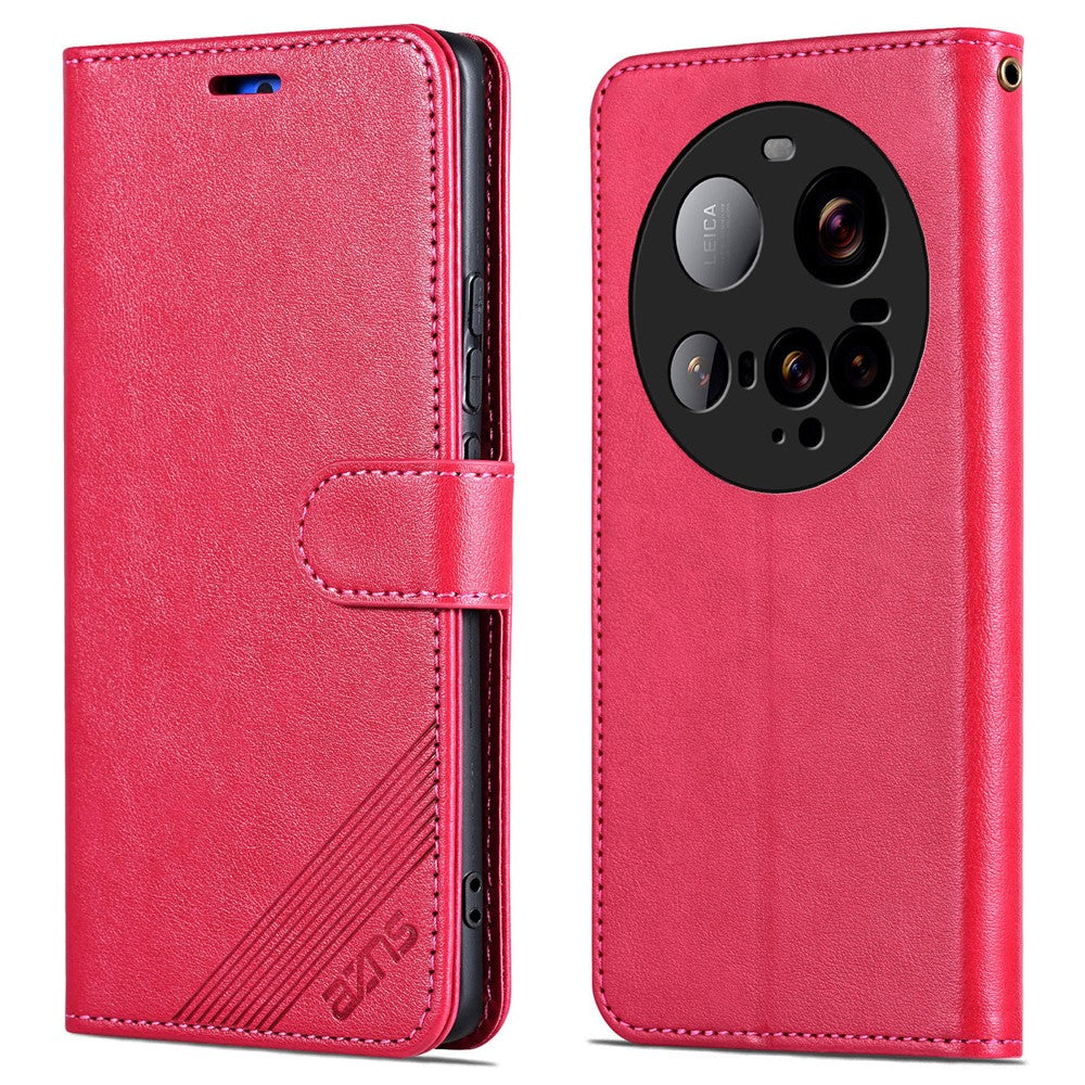 AZNS For Xiaomi 15 Ultra Case Anti-Scratch PU Leather Stand Wallet Phone Cover