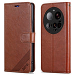 AZNS For Xiaomi 15 Ultra Case Anti-Scratch PU Leather Stand Wallet Phone Cover