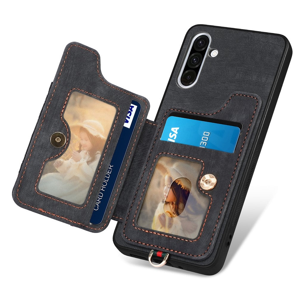 For Xiaomi Poco X7 Pro 5G Phone Case Leather Back Cover with Card Slots Kickstand