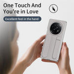 For Oppo Find N5 5G Phone Case Kickstand Wristband PC Silicone Mobile Cover