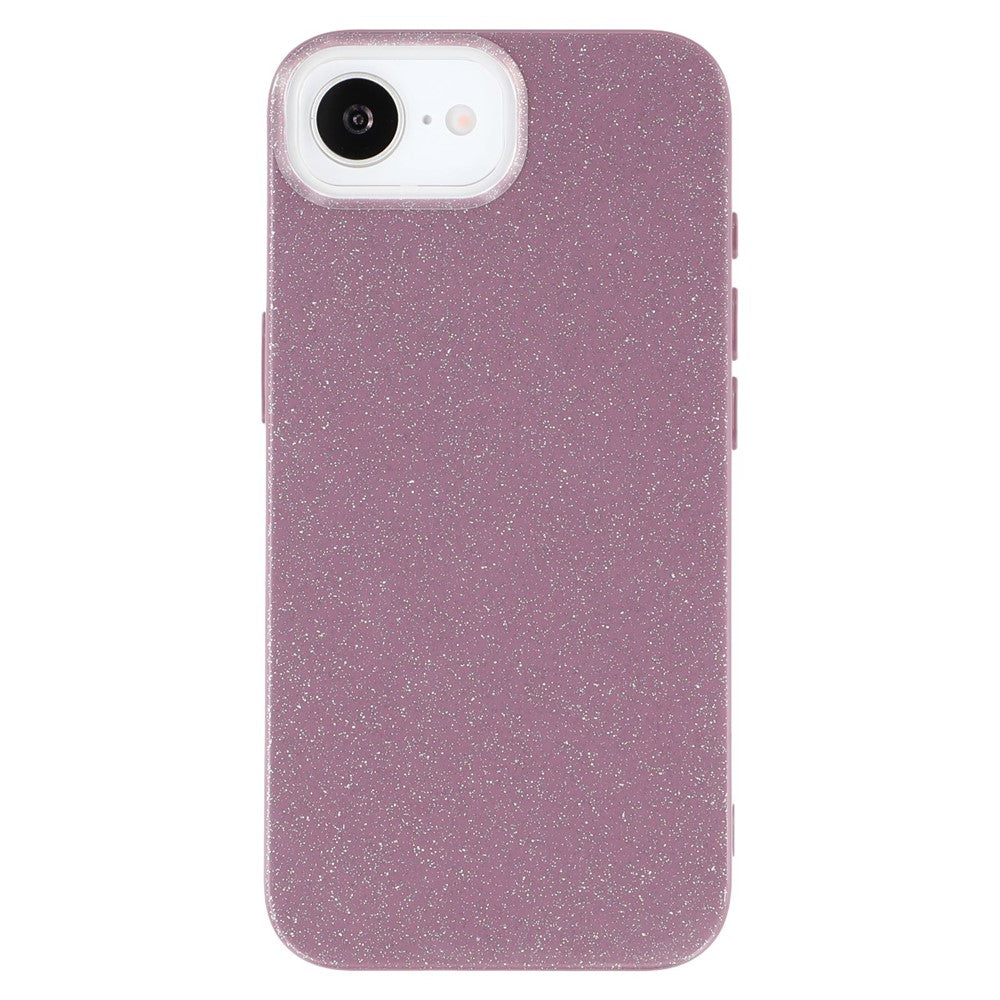 For iPhone 17th / 16th Case IMD Glitter TPU Phone Cover Large Camera Cutout