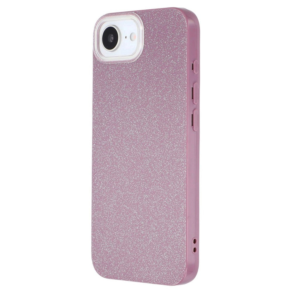 For iPhone 17th / 16th Case IMD Glitter TPU Phone Cover Large Camera Cutout