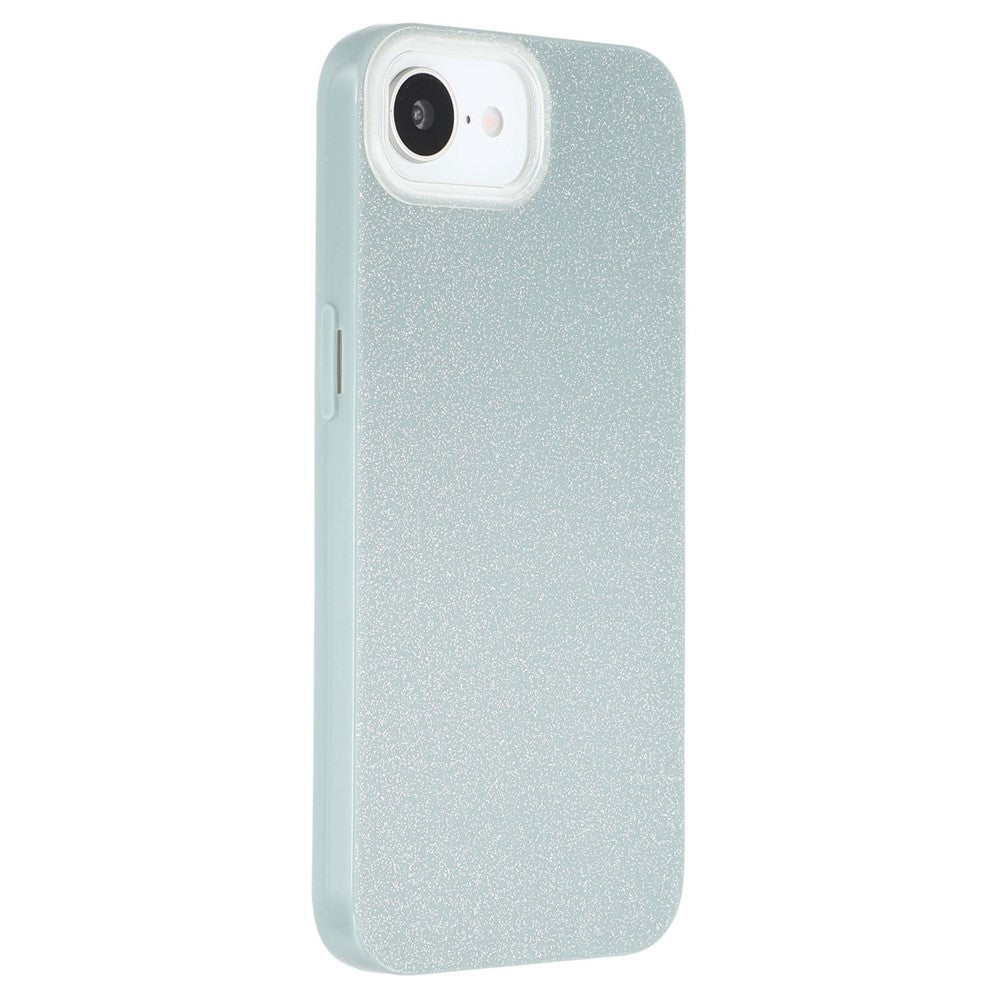 For iPhone 17th / 16th Case IMD Glitter TPU Phone Cover Large Camera Cutout