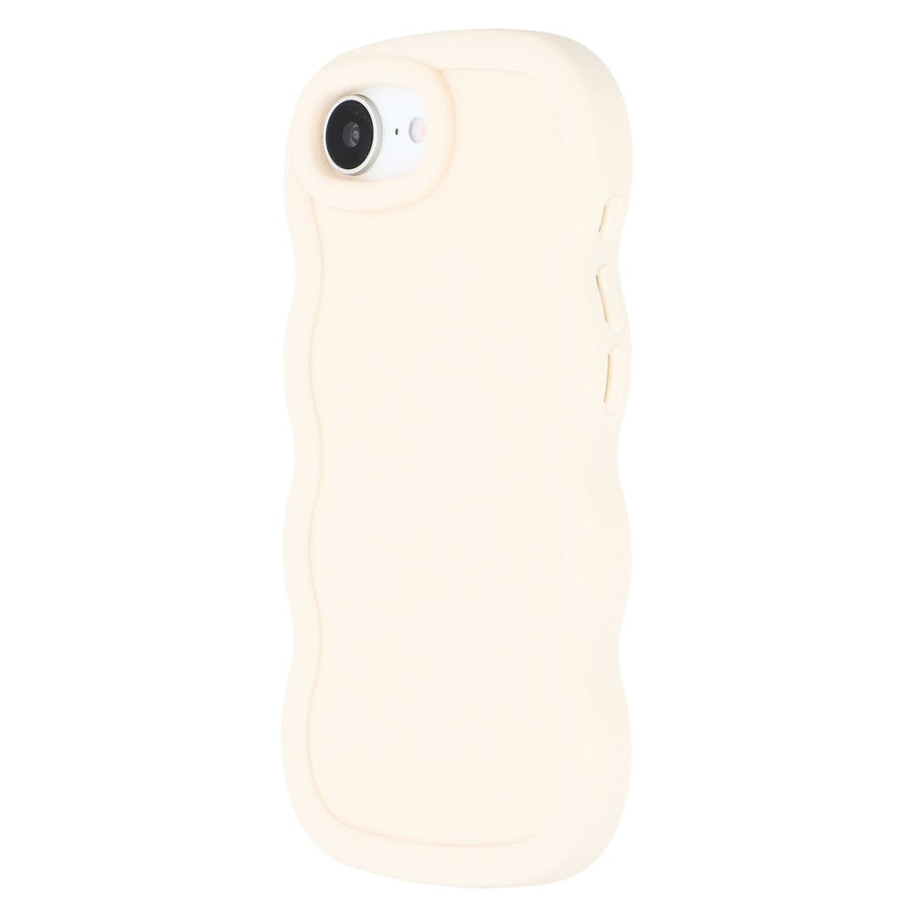For iPhone 17th / 16th Case TPU Protective Phone Cover Unique Curly Wave Frame