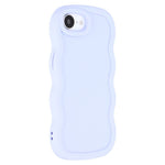 For iPhone 17th / 16th Case TPU Protective Phone Cover Unique Curly Wave Frame