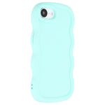 For iPhone 17th / 16th Case TPU Protective Phone Cover Unique Curly Wave Frame