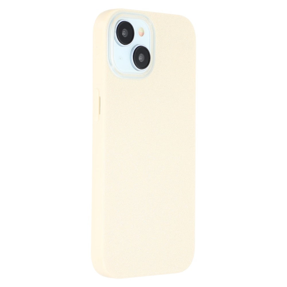För iPhone 14 / 13 Skal IMD Glitter TPU Mobilskal Stor Kamerautskärning