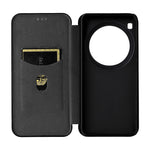 For Xiaomi 15 Ultra Case Carbon Fiber Texture Drop-Proof PU Leather Phone Cover
