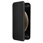For Xiaomi 15 Ultra Case Carbon Fiber Texture Drop-Proof PU Leather Phone Cover