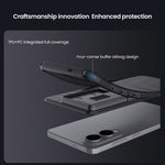 NILLKIN Camshield Pro Series för Samsung Galaxy S25 Edge-skal PC + TPU-skydd för kameralock – mobilskal