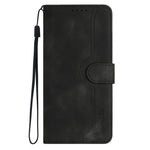 For Xiaomi Redmi Note 14 4G (164.84mm) Leather Case Wallet Stand Smile Imprinted Phone Cover with Strap