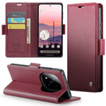 CASEME For Xiaomi Redmi Note 14 Pro 4G Case  023 Series RFID Blocking Leather Wallet Stand Phone Cover