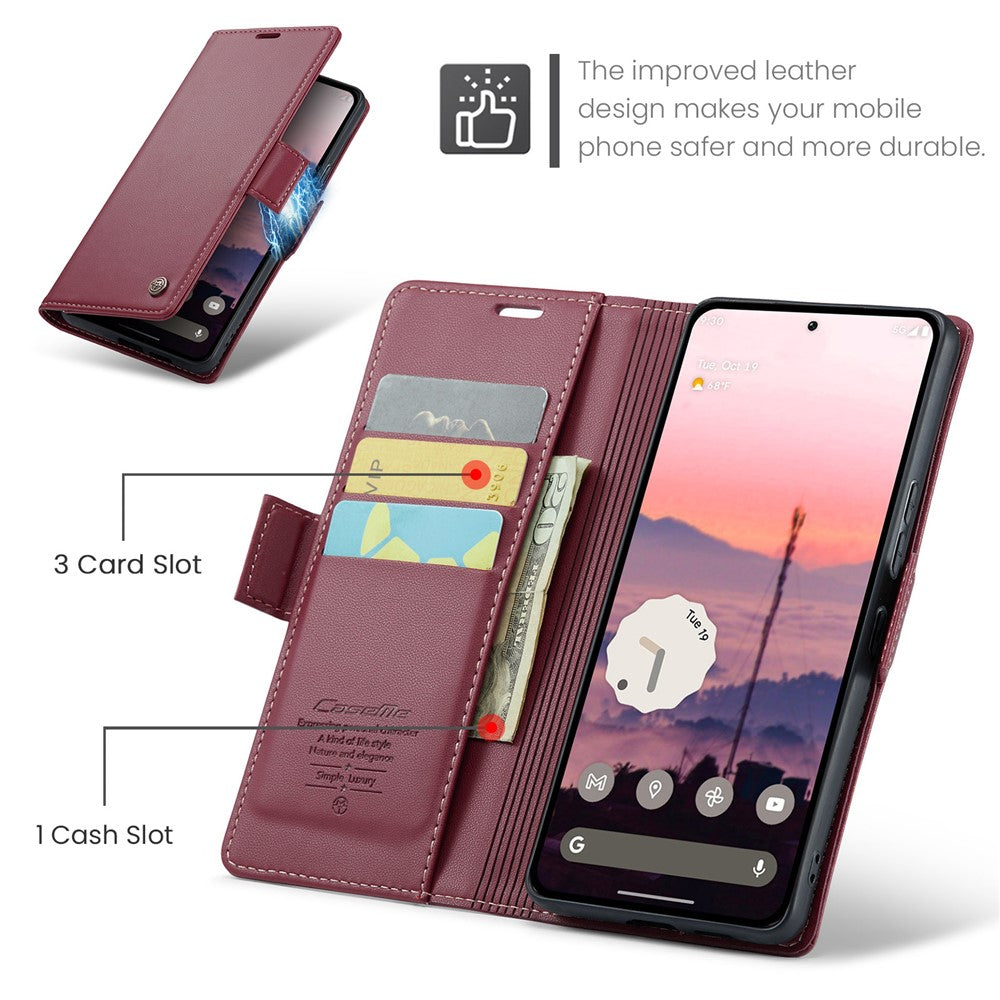 CASEME For Xiaomi Redmi Note 14 Pro 4G Case  023 Series RFID Blocking Leather Wallet Stand Phone Cover