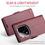 CASEME For Xiaomi Redmi Note 14 Pro 4G Case  023 Series RFID Blocking Leather Wallet Stand Phone Cover