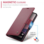 CASEME For Xiaomi Redmi Note 14 Pro 4G Case  023 Series RFID Blocking Leather Wallet Stand Phone Cover