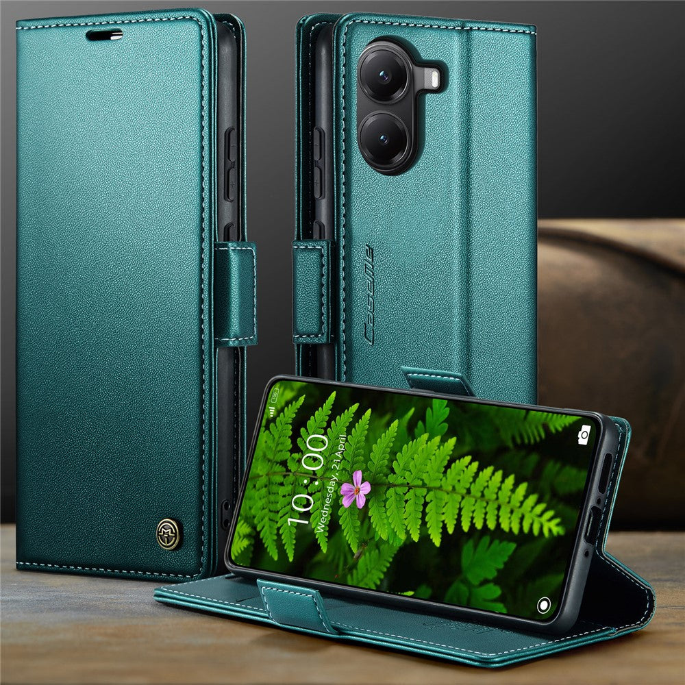 CASEME For Xiaomi Poco X7 Pro 5G Case  023 Series RFID Blocking Leather Wallet Stand Phone Cover