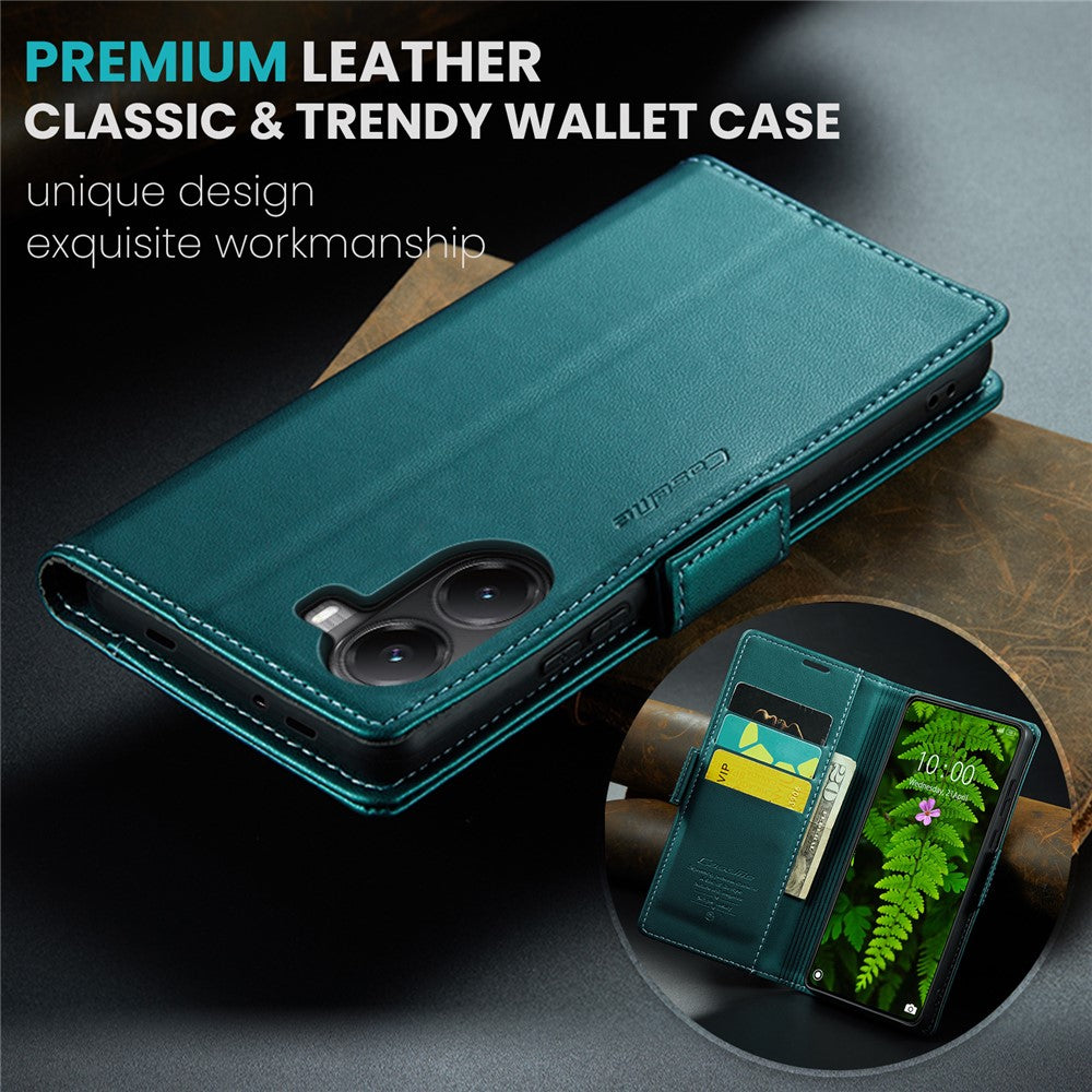 CASEME For Xiaomi Poco X7 Pro 5G Case  023 Series RFID Blocking Leather Wallet Stand Phone Cover
