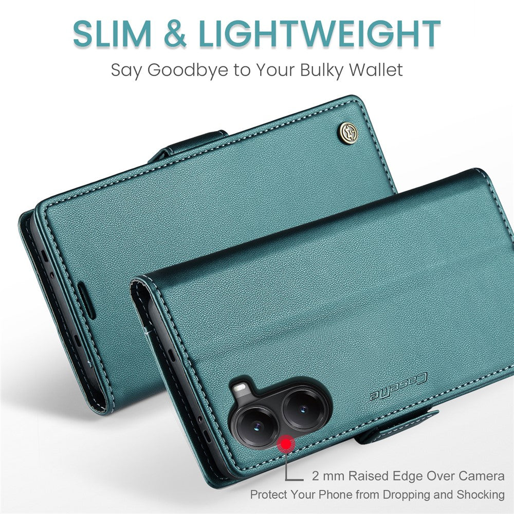 CASEME For Xiaomi Poco X7 Pro 5G Case  023 Series RFID Blocking Leather Wallet Stand Phone Cover