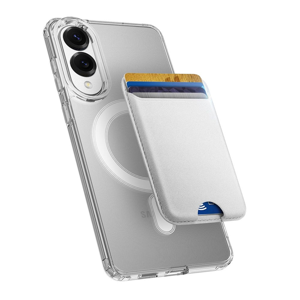 For Samsung Galaxy S25 Edge Clear Phone Magnetic Case TPU+Acrylic Back Cover