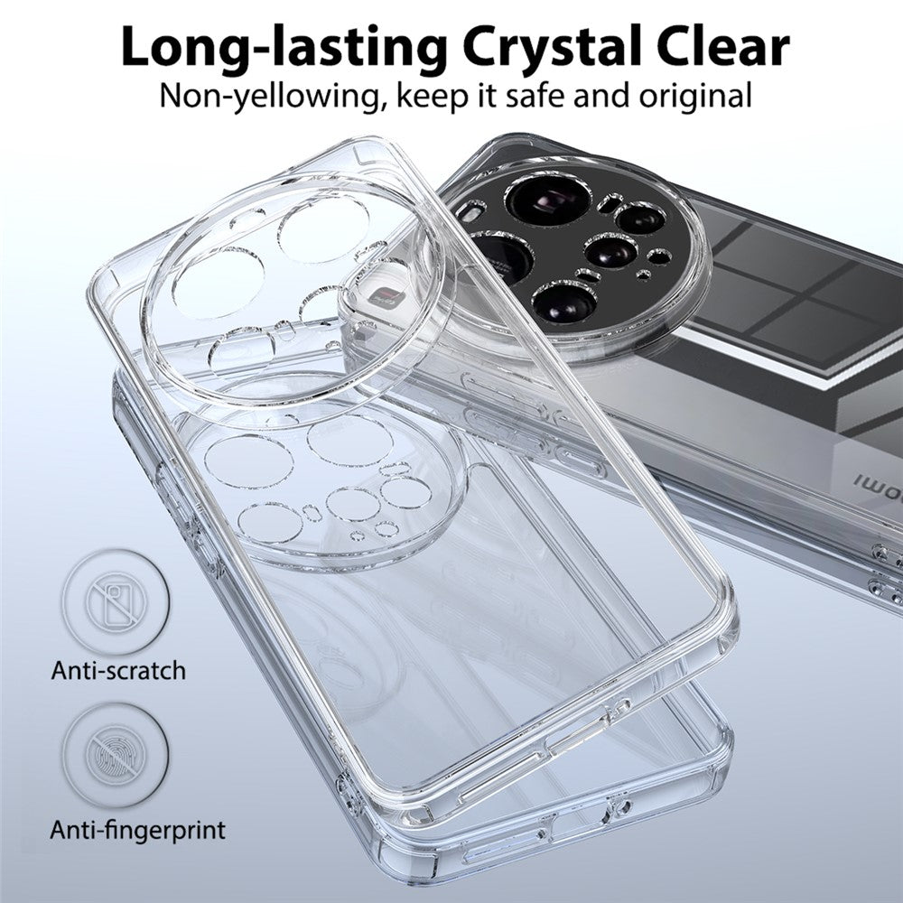 For Xiaomi 15 Ultra Clear Phone Case TPU+Acrylic Shockproof Phone Back Cover
