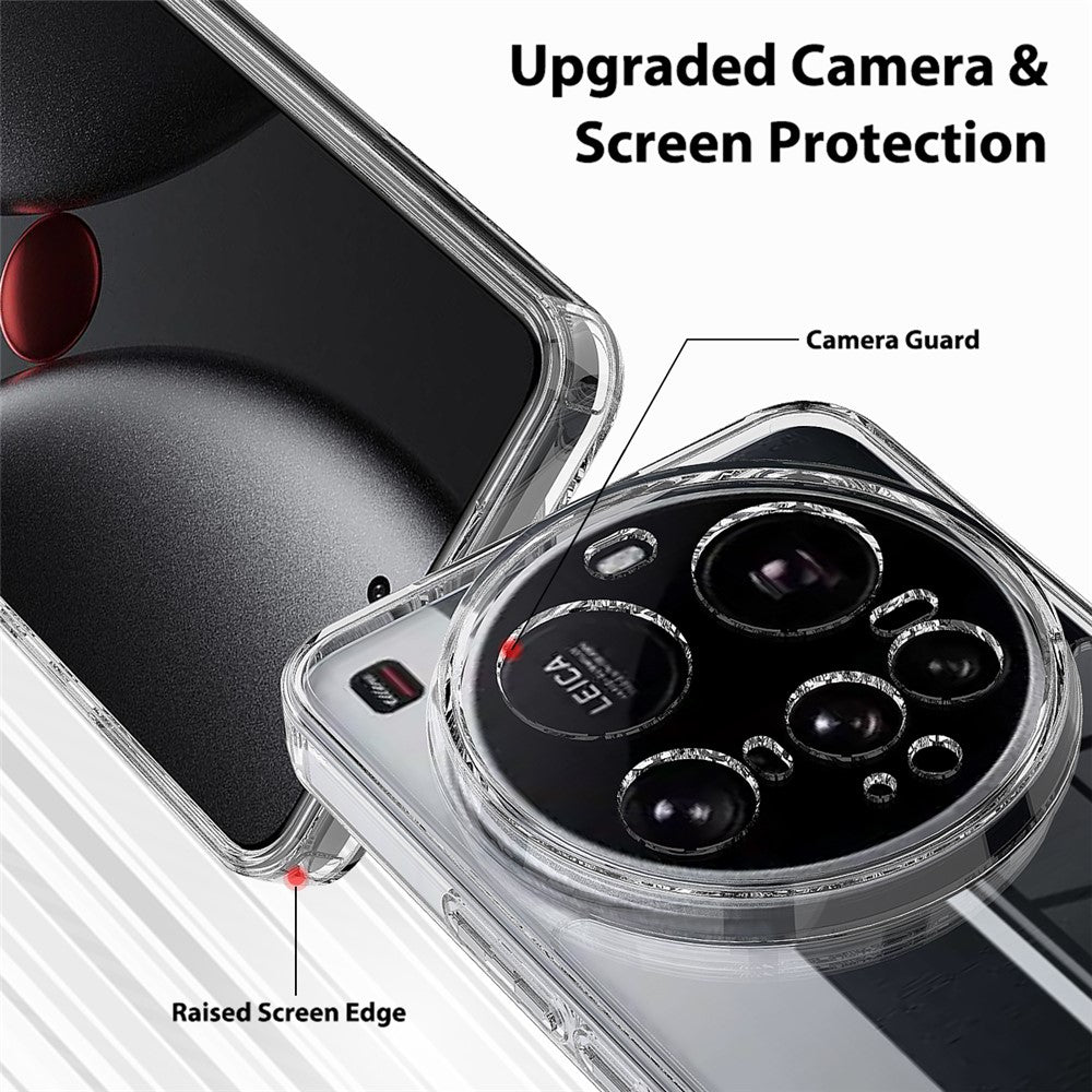 For Xiaomi 15 Ultra Clear Phone Case TPU+Acrylic Shockproof Phone Back Cover