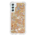 For Samsung Galaxy A25 5G (Global) (161.0 x 76.5 x 8.3mm) TPU Case Glitter Quicksand Shockproof Phone Back Cover