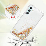 For Samsung Galaxy A25 5G (Global) (161.0 x 76.5 x 8.3mm) TPU Case Glitter Quicksand Shockproof Phone Back Cover