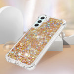 For Samsung Galaxy A25 5G (Global) (161.0 x 76.5 x 8.3mm) TPU Case Glitter Quicksand Shockproof Phone Back Cover