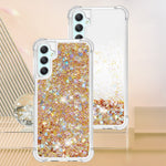For Samsung Galaxy A25 5G (Global) (161.0 x 76.5 x 8.3mm) TPU Case Glitter Quicksand Shockproof Phone Back Cover