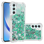 For Samsung Galaxy A25 5G (Global) (161.0 x 76.5 x 8.3mm) TPU Case Glitter Quicksand Shockproof Phone Back Cover