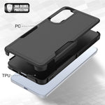 Til Samsung Galaxy S25 Edge cover 2-i-1 PC + TPU stødsikkert telefoncover