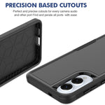 Til Samsung Galaxy S25 Edge cover 2-i-1 PC + TPU stødsikkert telefoncover
