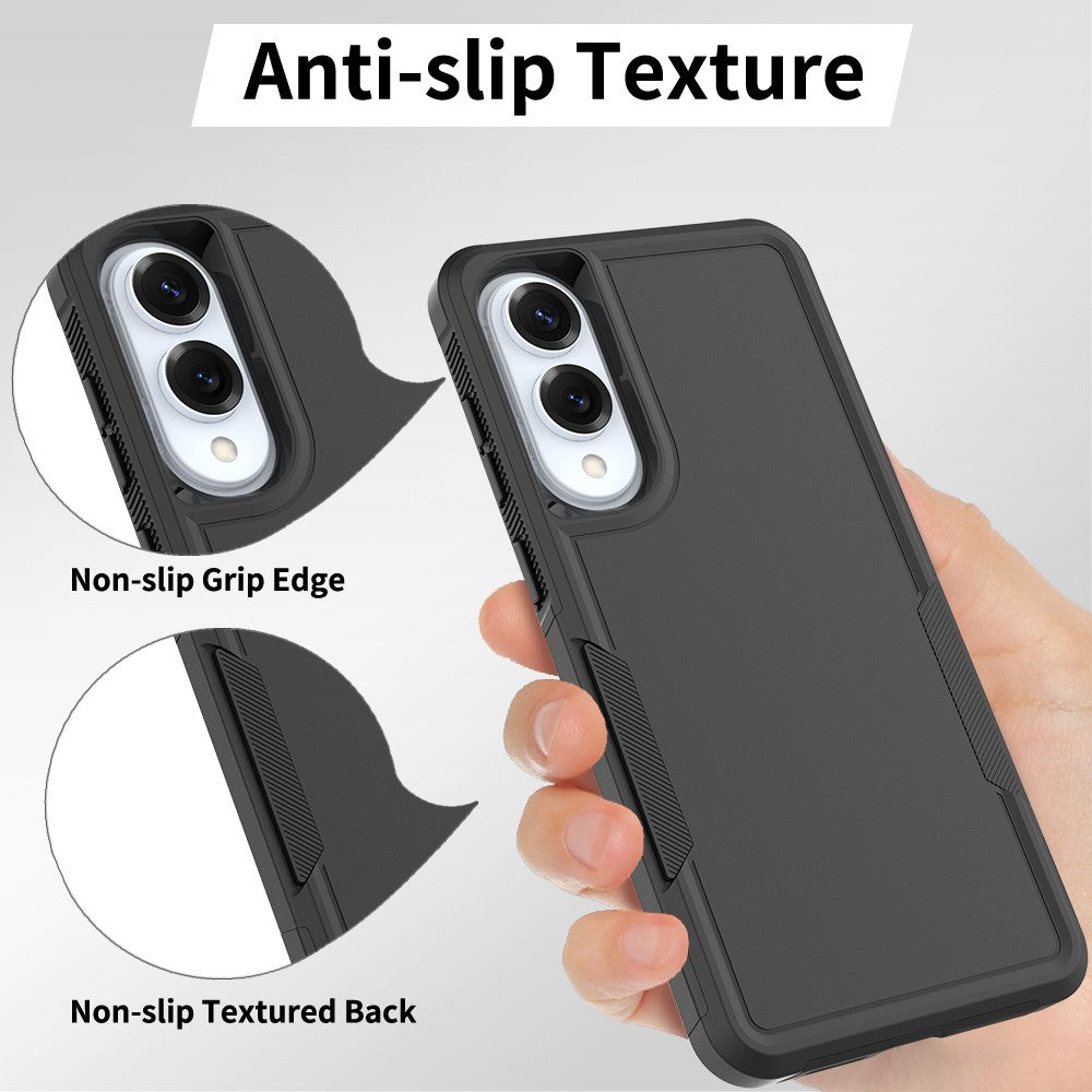 Til Samsung Galaxy S25 Edge cover 2-i-1 PC + TPU stødsikkert telefoncover