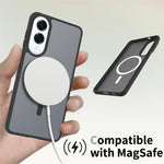 For Samsung Galaxy S25 Edge Magnetic Case TPU Frame Acrylic Back Phone Cover Skin Touch