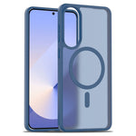 For Samsung Galaxy S25 Edge Magnetic Case TPU Frame Acrylic Back Phone Cover Skin Touch