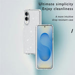 For Samsung Galaxy S25 Edge Case Sparkly Powder Glitter Shiny Soft TPU + Hard PC Back Cover