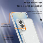 For Samsung Galaxy S25 Edge Case Sparkly Powder Glitter Shiny Soft TPU + Hard PC Back Cover