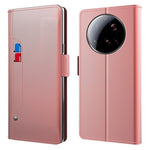 For Xiaomi 15 Ultra Case Stand PU Leather Phone Cover Card Holder Mirror