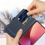 For Xiaomi 15 Pro Case Shockproof TPU Inner Shell Leather Phone Cover Card Slot