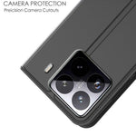 For Xiaomi 15 Pro Case PU Leather Phone Cover with Card Holder Stand