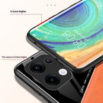 For Oppo Reno13 5G (Global) Case Leather Coated PC + TPU Phone Back Cover