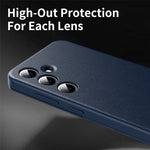 For Samsung Galaxy S24 FE Case with Card Holder Smart View Window Leather Phone Cover